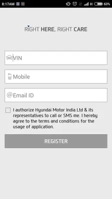 Hyundai Care android App screenshot 9