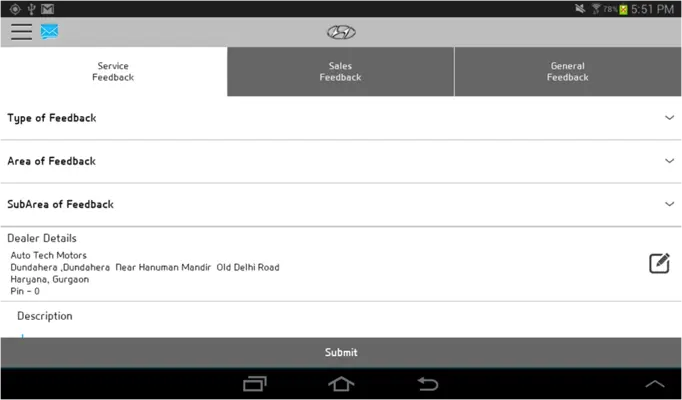 Hyundai Care android App screenshot 1