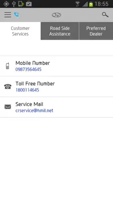 Hyundai Care android App screenshot 6