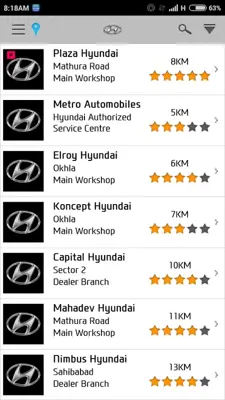 Hyundai Care android App screenshot 7